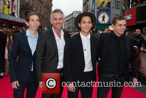 Angus Lineker, Gary Lineker, Tobias Lineker and George Lineker