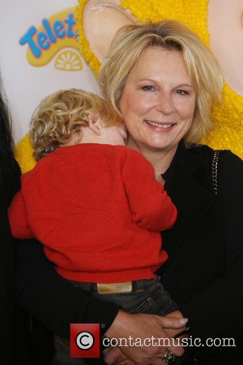 Jennifer Saunders and Grandson