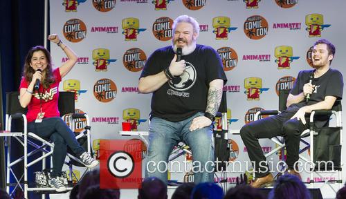 Lisa Corrao, Kristian Nairn and Finn Jones