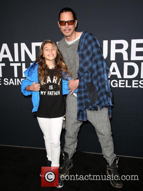 Chris Cornell and his daughter Toni pictured in 2016