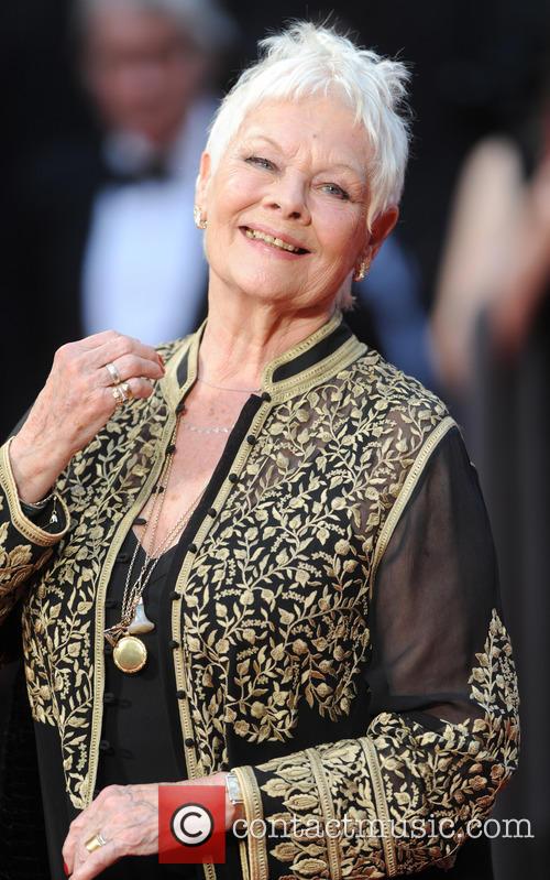 Rapper Judi Dench snapped at the Olivier Awards