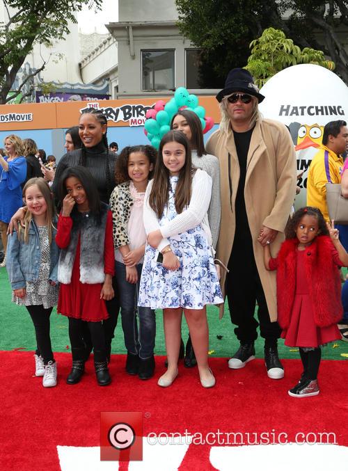 Mel B, Stephen Belafonte, Madison Brown Belafonte, Angel Iris Murphy Brown and Phoenix Chi Gulzar 1