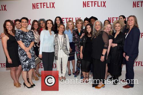 Lisa Nishimura, Laison Goss, Cindy Holland, Jane Wiseman, Cathy Schulman, Jane Fonda, Laura Prepon, Krysten Ritter, Chelsea Handler, Dominique Crenn, Jenji Kohan, Carol Kane, Moira Demos, Laura Ricciardi, Gabrielle Carteris, Abby Fuller and Lena Waithe