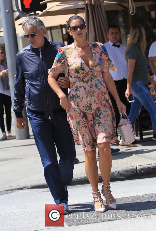 Andrea Bocelli and Veronica Berti