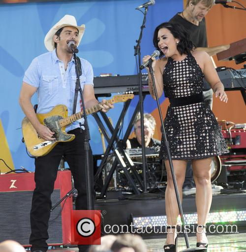 Brad Paisley and Demi Lovato