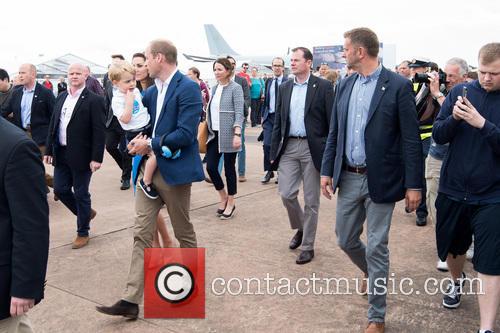Prince George, Prince William and The Duke Of Cambridge