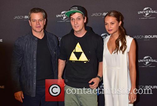 Matt Damon, Lefloid (florian Mundt) and Alicia Vikander 1