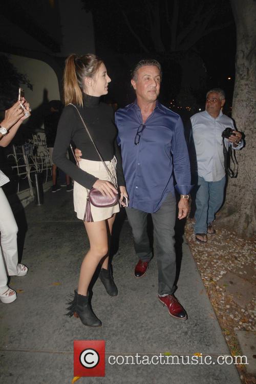 Sylvester Stallone and Scarlet Rose Stallone 6