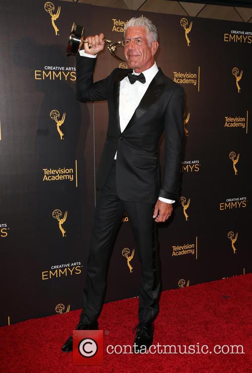 Anthony Bourdain at the Emmys