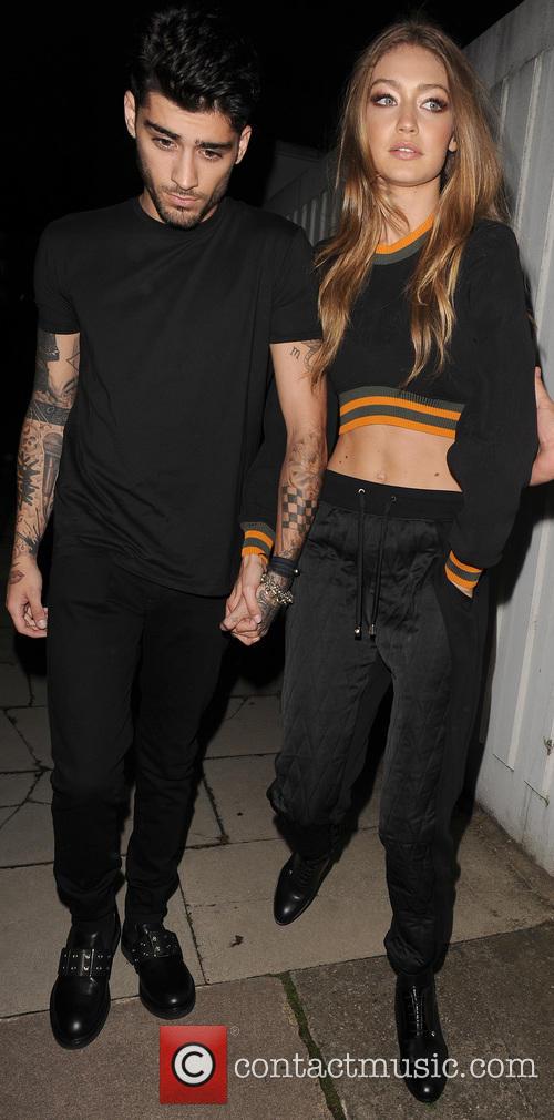 Zayn Malik and Gigi Hadid pictured together in 2016