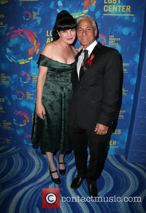 Pauley Perrette and Greg Louganis