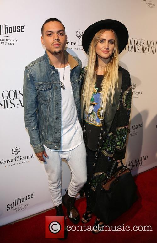 Evan Ross and Ashlee Simpson 1