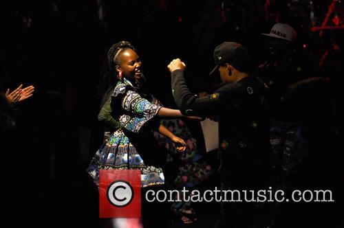 Lupita Nyong'o and Chance The Rapper 3