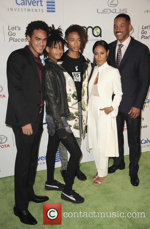 Will Smith, Jada Pinkett Smith, Willow Smith, Jaden Smith and Trey Smith 5