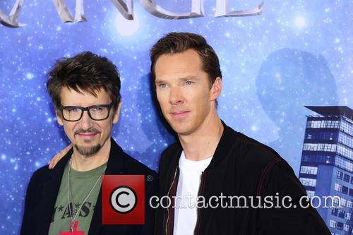 Scott Derrickson and Benedict Cumberbatch