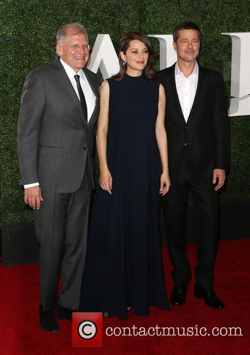 Robert Zemeckis, Marion Cotillard and Brad Pitt 1