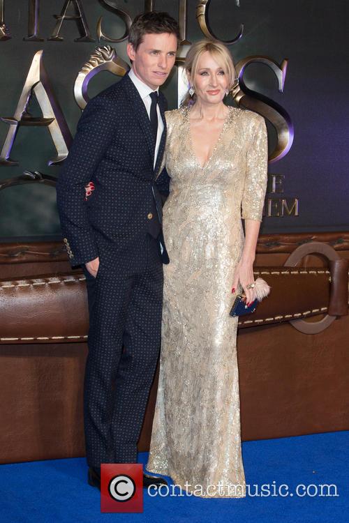 Eddie Redmayne and J.k. Rowling 4