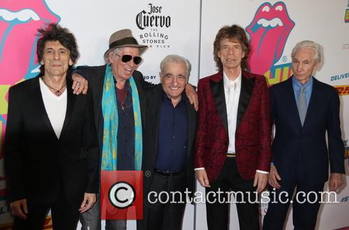 Mick Jagger, Keith Richards, Ronnie Wood, Charlie Watts and Martin Scorsese 10