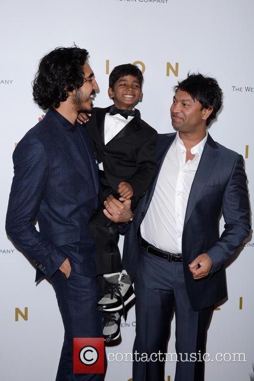 Dev Patel, Sunny Pawar and Saroo Brierley 1