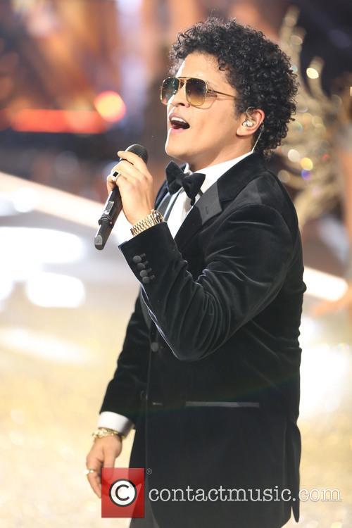 Bruno Mars at the Victoria's Secret Fashion Show