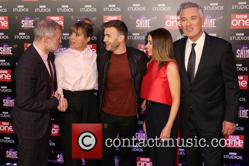 Graham Norton, Mel Giedroyc, Gary Barlow, Dannii Minogue and Martin Kemp 1