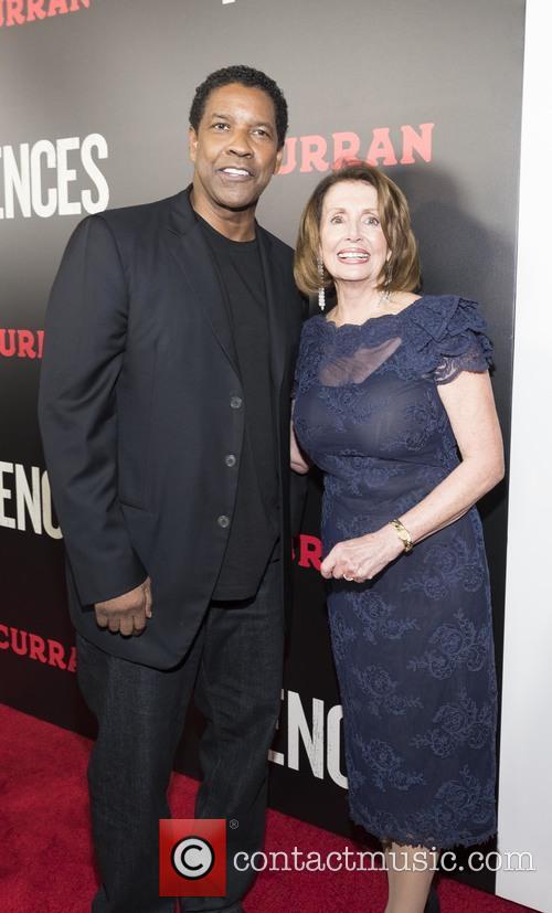 Denzel Washington and Nancy Pelosi 1