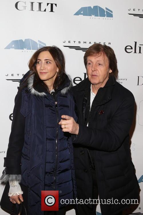 Nancy Shevell and Sir Paul Mccartney 3