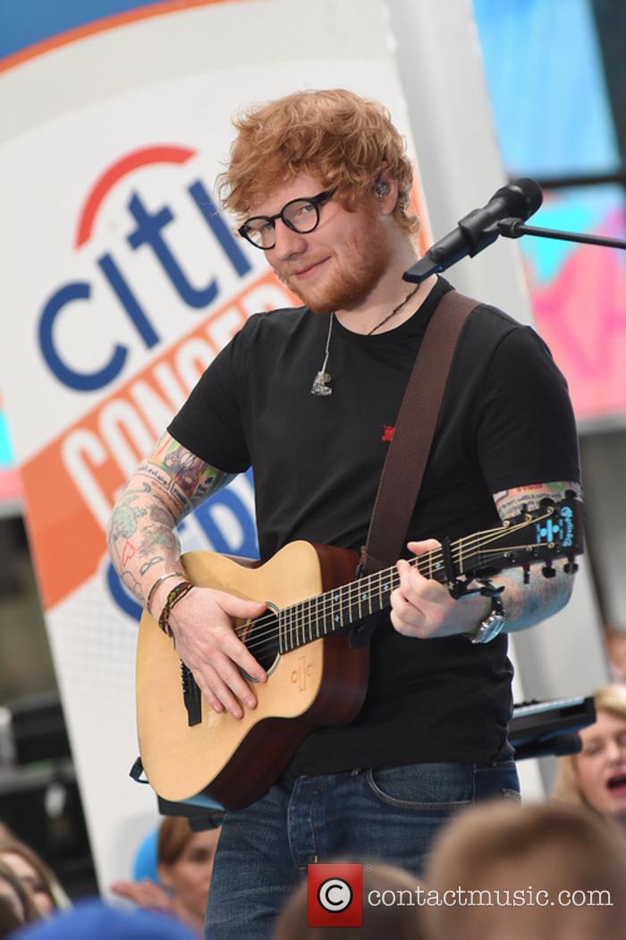 Ed Sheeran performs on the 'Today' show