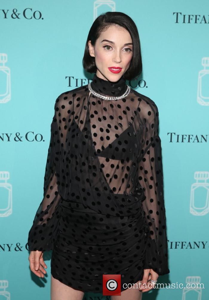 St. Vincent at the Tiffany perfume launch