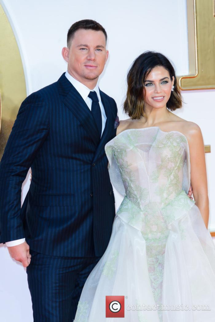 Channing Tatum and Jenna Dewan-Tatum at the 'Kingsman' premiere