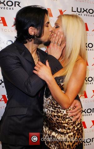 Dave Navarro and girlfriend Britney Spears hosts the grand opening of LAX night club at the Luxor Hotel Casino Las...