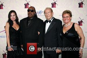 Cassandra Mann, Stevie Wonder, Alfred Mann, Claude Mann The Alfred Mann Foundation Gala held at the Millenium Biltmore Hotel Los...