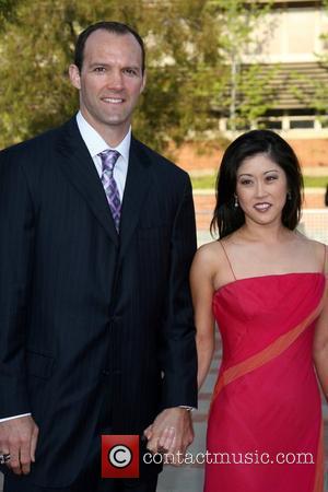 Kristi Yamaguchi and Bret Hedican The 2008 JC Penny Asian Excellence Awards held at the Royce Hall, UCLA campus. Los...