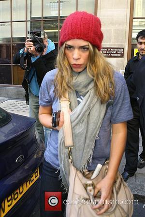 Billie Piper Leaving the BBC Radio One studios after appearing on the Chris Moyles show. Billie is about to star...