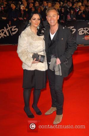 Martine Mccutcheon, Jason Donavon The Brit Awards 2008 Earls Court , London, England.