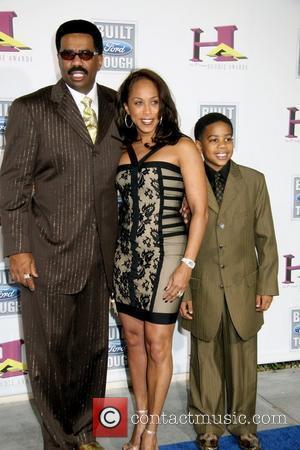 Steve Harvey and familly The 5th Annual Hoodie Awards Hosted By Steve Harvey at Orleans Arena Las Vegas, Nevada -...