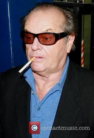 Jack Nicholson lighting a cigarette outside Annabel's London, England - 23.01.08