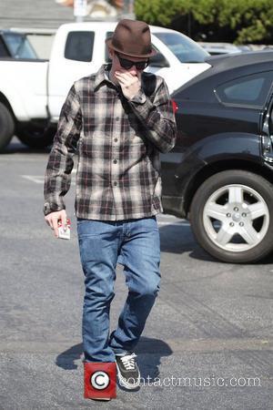 Benji Madden carrying cigarettes while getting coffee with his brother West Hollywood, California - 22.04.08