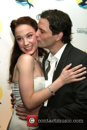 Sierra Boggess & Sean Palmer arrive at the Opening Night After Party for 'The Little Mermaid 'at Roseland. New York...
