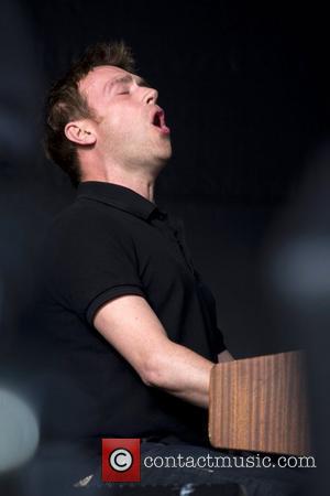 Damon Albarn The Good, The Bad and the Queen performing at the 'Love Music Hate Racism Carnival' held in Victoria...