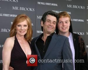 Marg Helgenberger and Alan Rosenberg, and son 