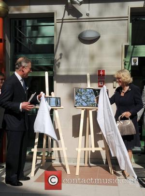 Prince Charles, Prince of Wales and Camilla, Duchess of Cornwall unveil plaques as they open the Krakow Jewish Community Centre...