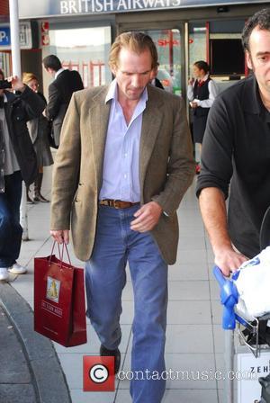 Ralph Fiennes arriving at Tegel Airport on a British Airways flight from London Berlin, Germany - 05.10.07