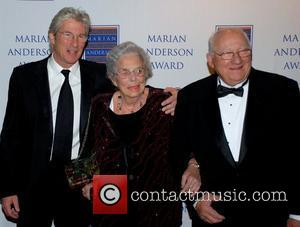 Richard Gere, Doris Gere and Homer Gere Richard Gere is honored with The Marian Anderson Award in a gala held...