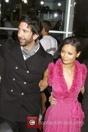 David Schwimmer and Thandie Newton Los Angeles Premiere of 'Run Fatboy Run' held at the Arclight Theatres - Arrivals Los...