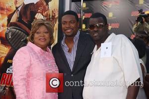 Chris Tucker with his mother Mary Tucker and guest 