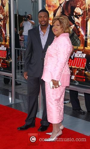Chris Tucker with his mother Mary Tucker 