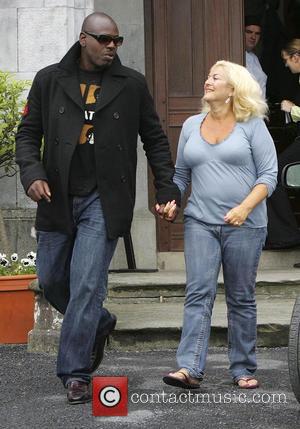 Vanessa Feltz and Ben Ofoedu leaving Kinnity Castle the morning after the wedding of Shane Lynch to Sheena White Offlay,...