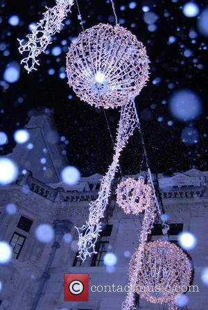 Sophie Dahl  turns on Bond Street's Christmas lights. The famous shopping street is transformed into 'a snowy winter wonderland',...