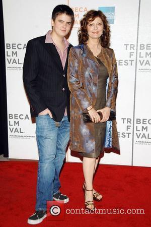 Susan Sarandon and her son Miles Tribeca Film Festival 2008 premiere of 'Speed Racer' - Arrivals New York City, USA...